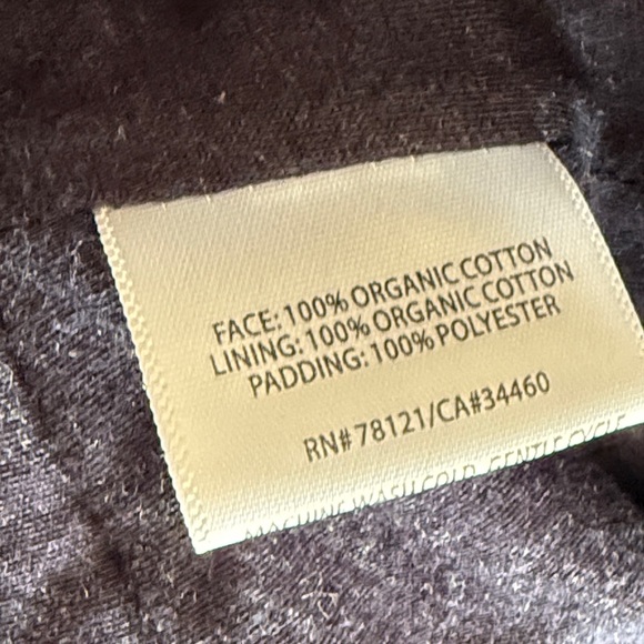 Eileen Fisher sz M Organic cotton Navy  Quilted Moto Jacket great condition - Picture 7 of 8